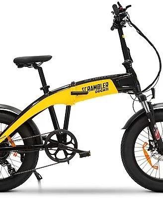 Fat-bike Scrambler Ducati Scr-E 250w nero/gialla