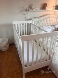 Lettino homi azzurra +materasso+ sponda