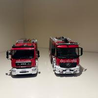 Lotto camion dei pompieri scala 1/43