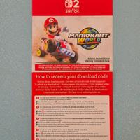 Mario Kart World  - codice europeo da riscattare