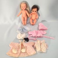 LOTTO BAMBOLE MINI FURGA LISA, NANA’ + ABITI anni