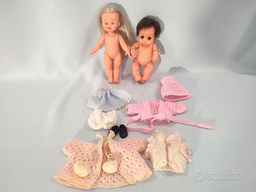 LOTTO BAMBOLE MINI FURGA LISA, NANA’ + ABITI anni