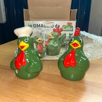 I galletti sale e pepe riso gallo vintage