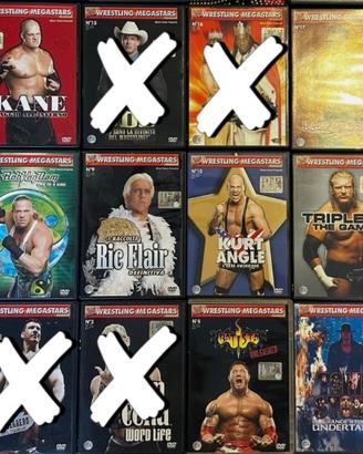 Lotto DVD Wrestling Megastars WWE Grandi Leggende