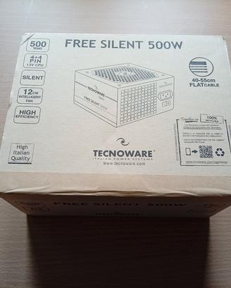 Alimentatore PC Tecnoware Free Silent 500W - Nuovo