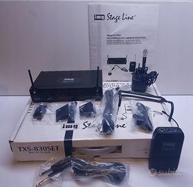 Sistema microfoni multifrequenza