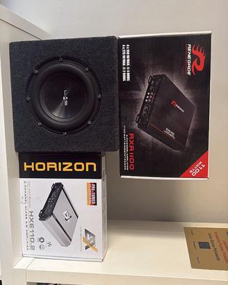 Amplificatori e subwoofer auto