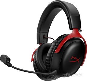 HyperX Cloud III Wireless, Cuffie da Gaming Senza