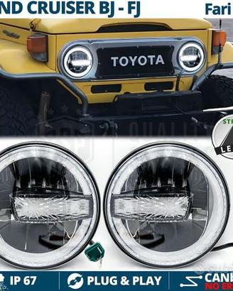 FARI LED Angel Per LAND CRUISER BJ -FJ OMOLOGATI