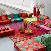 Rochebobois - Divano modulare - MAHJONG - 6 pezzi