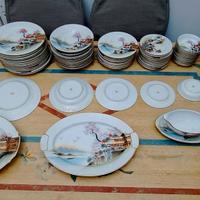 Antico servizio giapponese Kutani