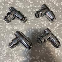 Coppia valvole BREM cromate 1/2