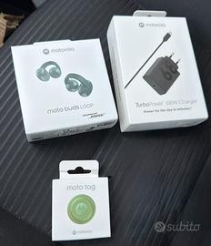 Moto Buds Loop + Moto Tag +  Turbo Power 68W