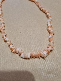girocollo coralli rosa