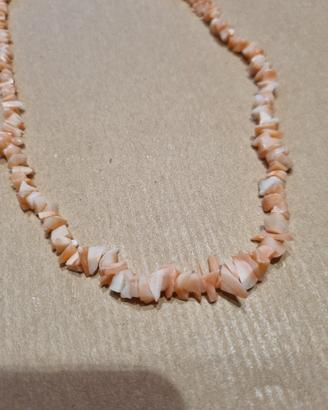 girocollo coralli rosa