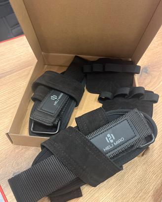 Cinghie palestra con wrist wraps