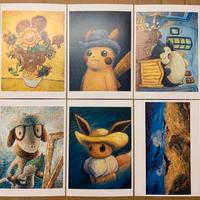 Pokemon Center x Van Gogh Museum Postcard