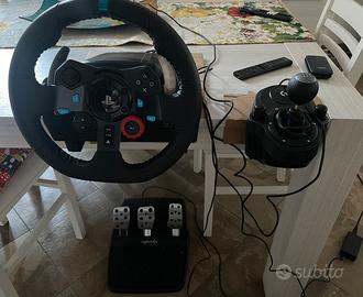 Volante logitech g29 + cambio manuale