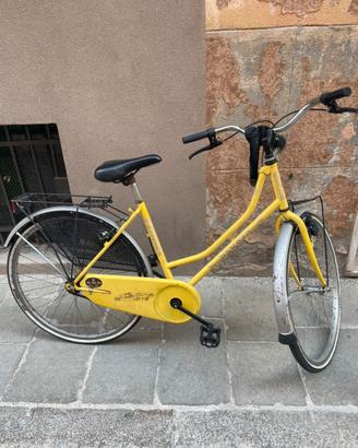 Bicicletta Gloria vintage gialla