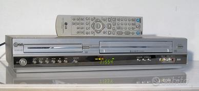 COMBO VCR 6 TESTINE CD-DVD-mp3-PLAYER LG VC 8804M