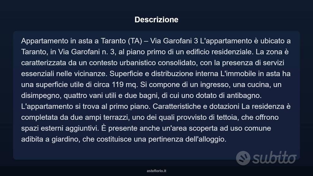 Appartamento – Taranto, Lama - Vista 4