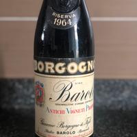 Barolo Borgogno riserva 1964