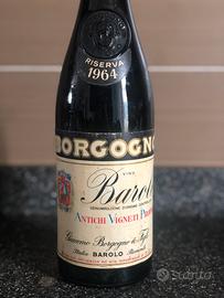 Barolo Borgogno riserva 1964