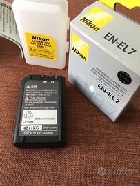nikon EN-EL7 batteria nuova