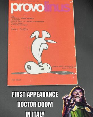 ProvoLinus 🔑 First appearance Doom Destino Italy