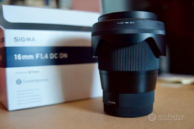 Sigma 16 mm F 1.4  DC DN Contemporary Sony E