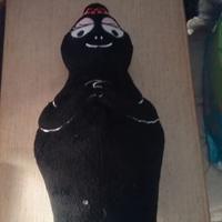 Peluche   barbapapa  nero