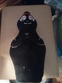 Peluche   barbapapa  nero