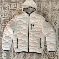 Piumino blauer bianco