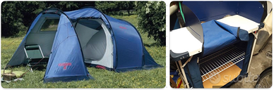 Tenda da campeggio Ferrino Shuttle 5 + Mobiletto