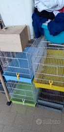 gabbie per cova e voliera come nuove 