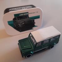 Land Rover modellino Majorette scatola in latta