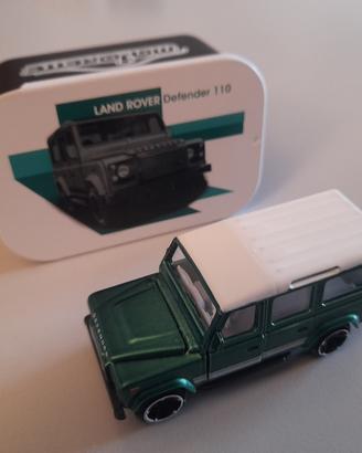 Land Rover modellino Majorette scatola in latta