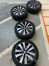 4 Cerchi in lega r17 originali Vw