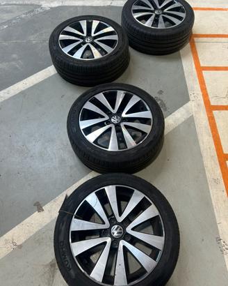 4 Cerchi in lega r17 originali Vw