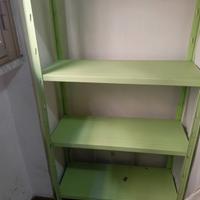 scaffalatura verde 