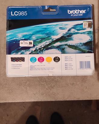 cartucce Brother LC985 nuove sigillate 