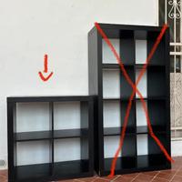 Libreria KALLAX Ikea nero 2x2