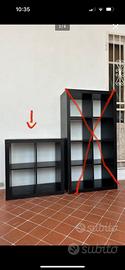 Libreria KALLAX Ikea nero 2x2