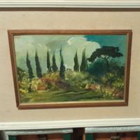 quadro con cornice bianca in legno