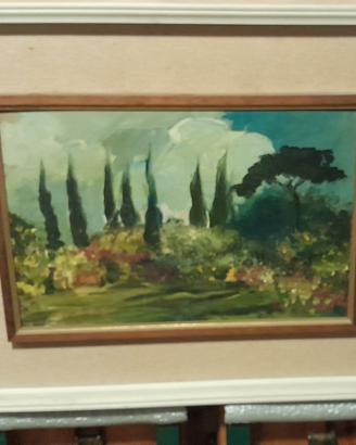 quadro con cornice bianca in legno