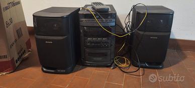 stereo Aiwa con casse