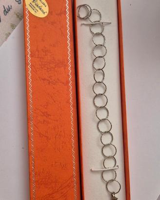 Bracciale donna ad anelli in argento 925