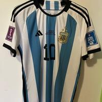 Maglia da calcio 2022 Messi #10 Argentina taglia M