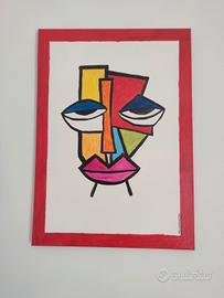 QUADRO ORIGINALE DIPINTO A MANO SU TELA FIRMATO 