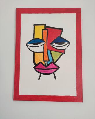 QUADRO ORIGINALE DIPINTO A MANO SU TELA FIRMATO 